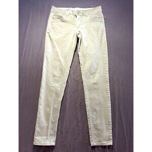 Democracy Women's Mid Rise Skinny Light Wash Stretch 5-Pocket Jeans Size 2 Green